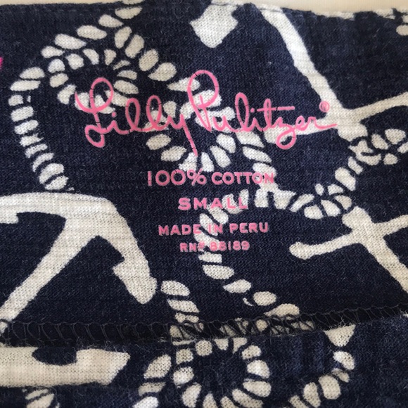 Lilly Pulitzer Anchors Away cotton dress size s - Picture 2 of 2